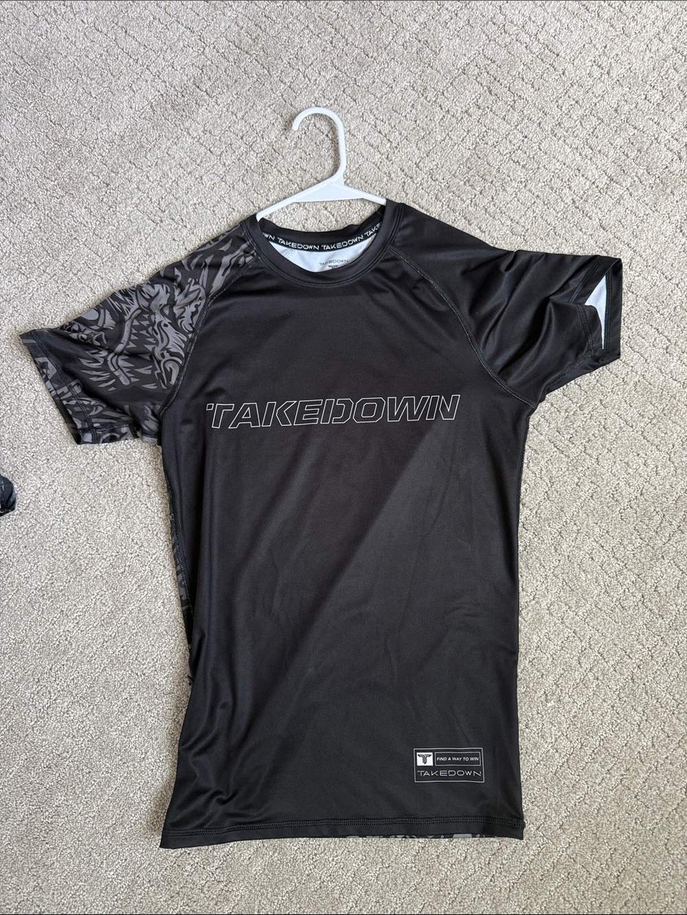 Women's Black Athletic Tee